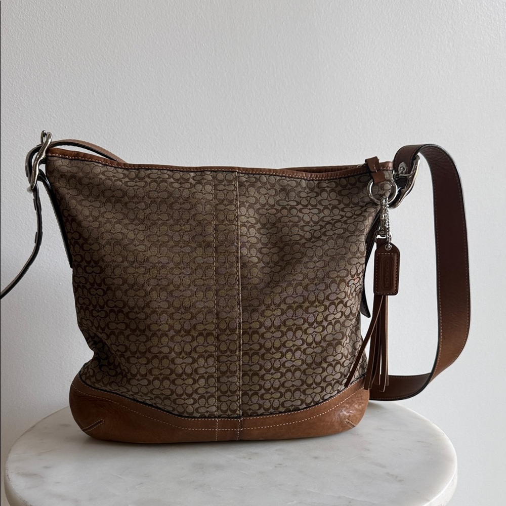 Y2K Coach SoHo Brown Leather Crossbody